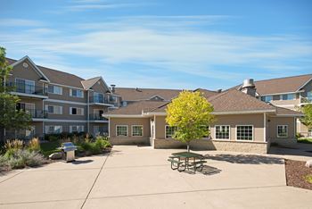 Community Grill Station at Townhomes at Preserve, Rogers, Minnesota